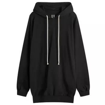 Худи Rick Owens Heavy Jersey Hoodie, черный