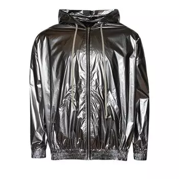 Худи Rick Owens Jumbo Jason's Hoodie, серебряный
