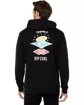 Худи Rip Curl Search Icon Pullover Hoodie, черный