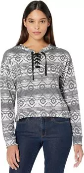 Худи Rock and Roll Cowgirl Aztec Print Hoodie 48H2363, черный/белый