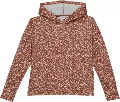 Худи Roxy Unconditionally Cozy Hoodie, цвет Rustic Brown Animalia Dots