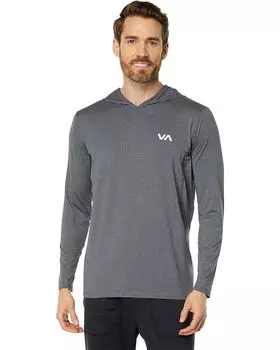 Худи RVCA Sport Vent Long Sleeve Pullover, цвет Charcoal Heather