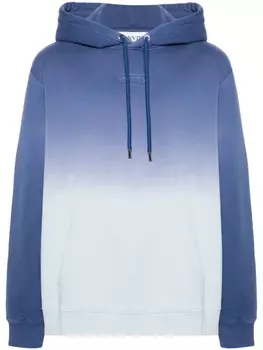Худи с эффектом градиента Lanvin, синий