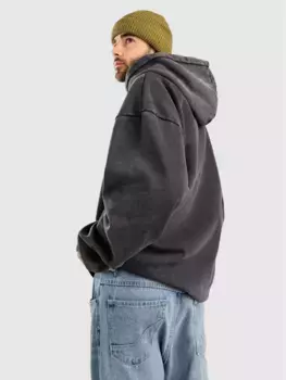 Худи с эффектом кислотной стирки Urban Classics, черный