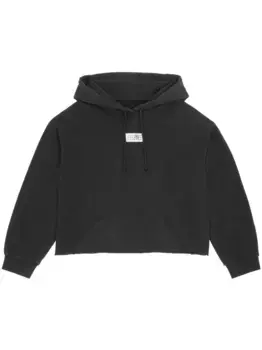 Худи с аппликацией Numbers MM6 Maison Margiela, синий