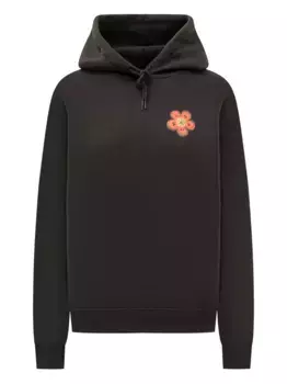 Худи с цветочной аппликацией «Kenzo x Futura 2000», черный