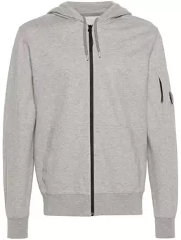 Худи с декором Lens C.P. Company, серый