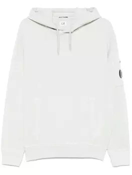 Худи с декором Lens C.P. Company, серый