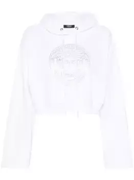 Худи с декором Medusa VERSACE, белый