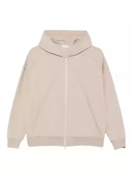 Худи с декором Monili Brunello Cucinelli, нейтральный