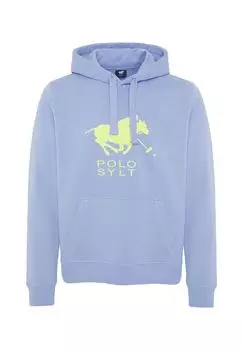 Худи с дизайном этикетки POLO SYLT, цвет Brunnera Blue