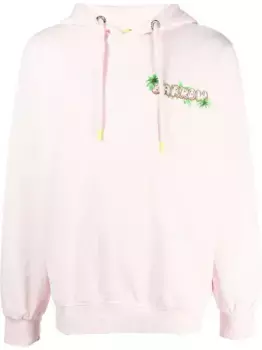 Худи с графичным принтом BARROW, розовый