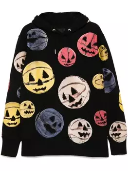 Худи с графичным принтом Givenchy, черный