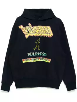 Худи с графичным принтом Kolor, синий