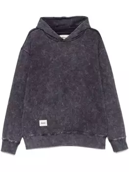 Худи с графичным принтом Mizuno, фиолетовый