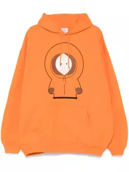 Худи с графичным принтом VETEMENTS, оранжевый