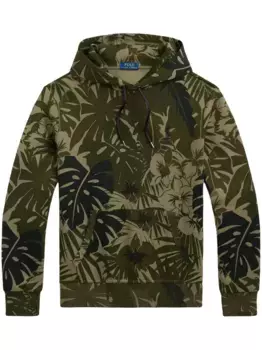 Худи с камуфляжным принтом POLO RALPH LAUREN, зеленый