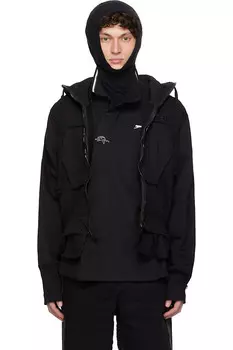 Худи с капюшоном на молнии Prototypes, черный