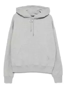 Худи с карманом Mugler, серый