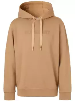 Худи с кулиской и логотипом BURBERRY, нейтральный