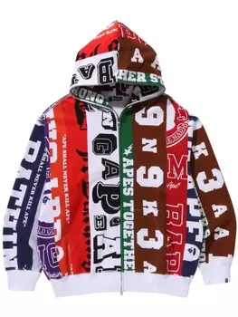 Худи с логотипом A BATHING APE, белый