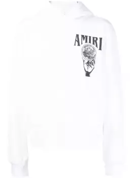 Худи с логотипом AMIRI, белый