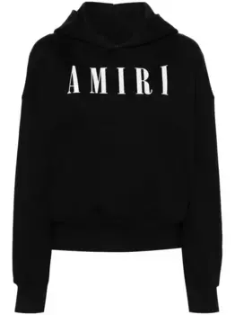 Худи с логотипом AMIRI, черный