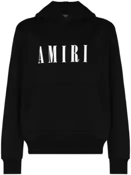 Худи с логотипом AMIRI, черный