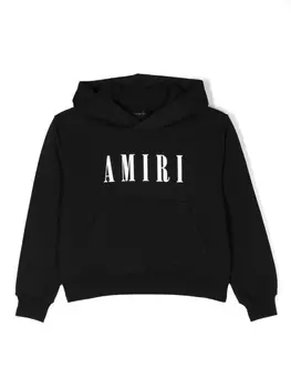 Худи с логотипом AMIRI KIDS, черный