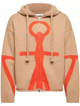 Худи с логотипом Anchor JW Anderson, нейтральный цвет