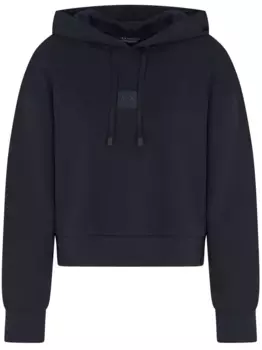 Худи с логотипом Armani Exchange, черный