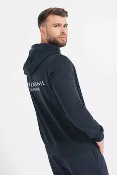 Худи с логотипом Armani Exchange, синий