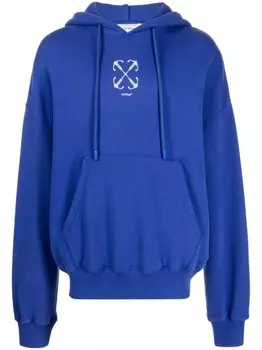 Худи с логотипом Arrows Off-White, синий