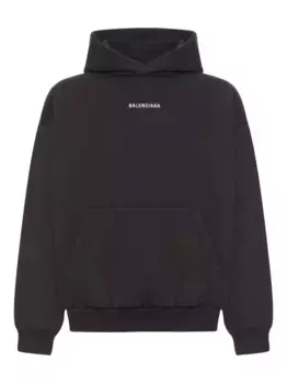 Худи с логотипом BALENCIAGA, черный