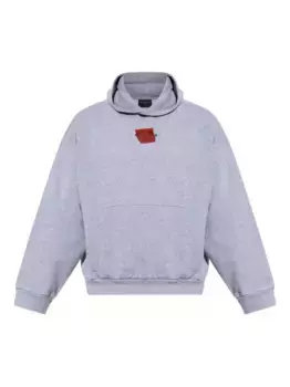 Худи с логотипом BALENCIAGA, серый