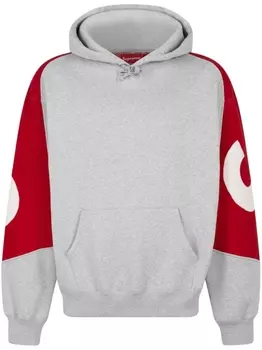 Худи с логотипом Big Logo Supreme, серый