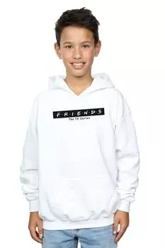 Худи с логотипом Block Hoodie Friends, белый