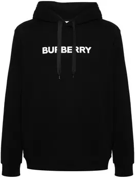 Худи с логотипом Burberry, черный