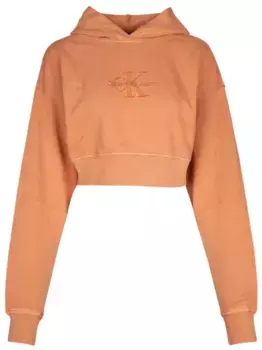 Худи с логотипом Calvin Klein Jeans, оранжевый