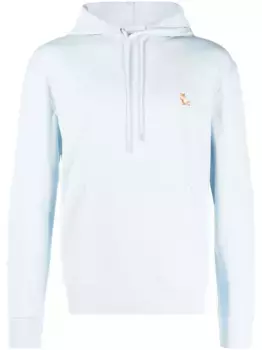 Худи с логотипом Chillax Fox Maison Kitsun, синий