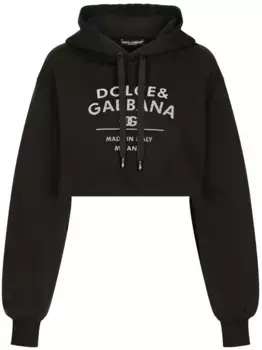 Худи с логотипом DOLCE & GABBANA, черный