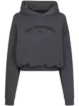 Худи с логотипом DOLCE & GABBANA, серый