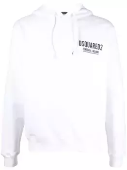 Худи с логотипом DSQUARED2, белый