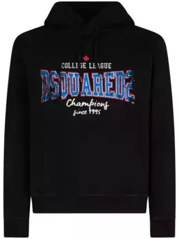 Худи с логотипом DSQUARED2, черный