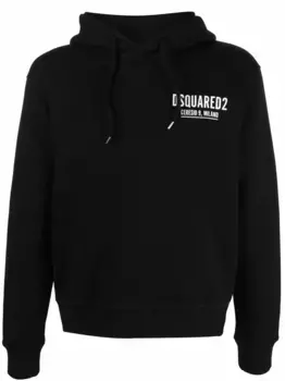 Худи с логотипом DSQUARED2, черный