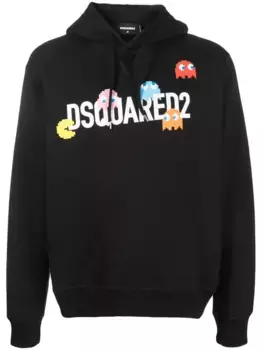 Худи с логотипом DSQUARED2, черный