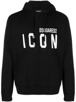 Худи с логотипом DSQUARED2, черный