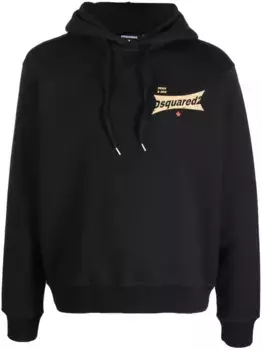 Худи с логотипом DSQUARED2, черный