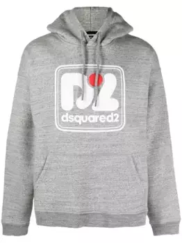 Худи с логотипом DSQUARED2, серый
