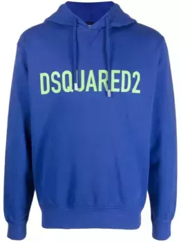 Худи с логотипом DSQUARED2, синий